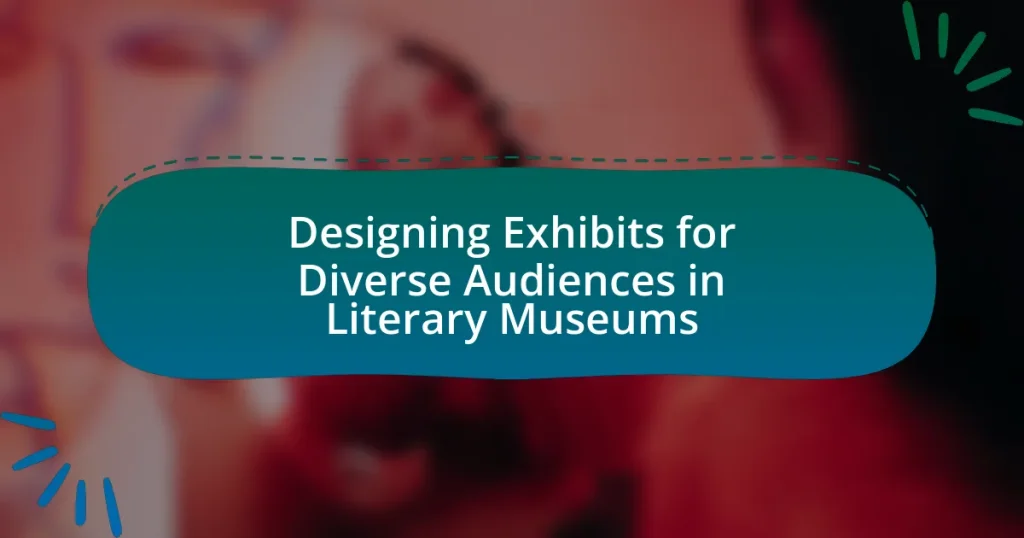 Designing Exhibits for Diverse Audiences in Literary Museums