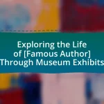 Exploring the Life of [Famous Author] Through Museum Exhibits