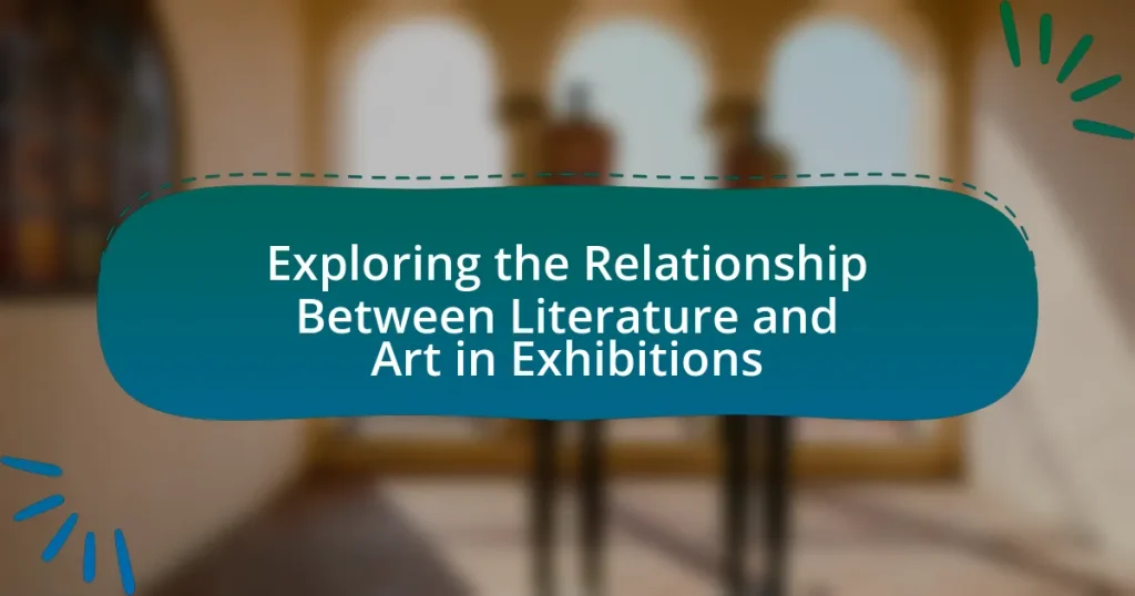 Exploring the Relationship Between Literature and Art in Exhibitions