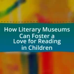 How Literary Museums Can Foster a Love for Reading in Children