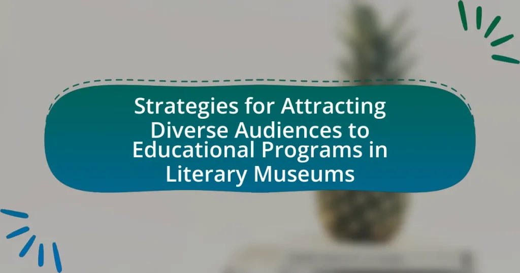 Strategies for Attracting Diverse Audiences to Educational Programs in Literary Museums