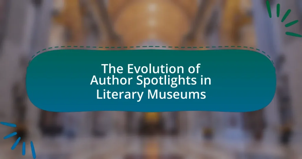 The Evolution of Author Spotlights in Literary Museums