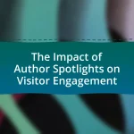 The Impact of Author Spotlights on Visitor Engagement