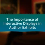 The Importance of Interactive Displays in Author Exhibits