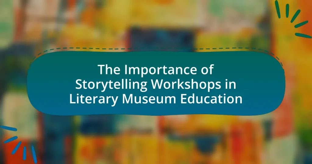 The Importance of Storytelling Workshops in Literary Museum Education