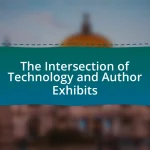The Intersection of Technology and Author Exhibits