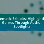 Thematic Exhibits: Highlighting Genres Through Author Spotlights