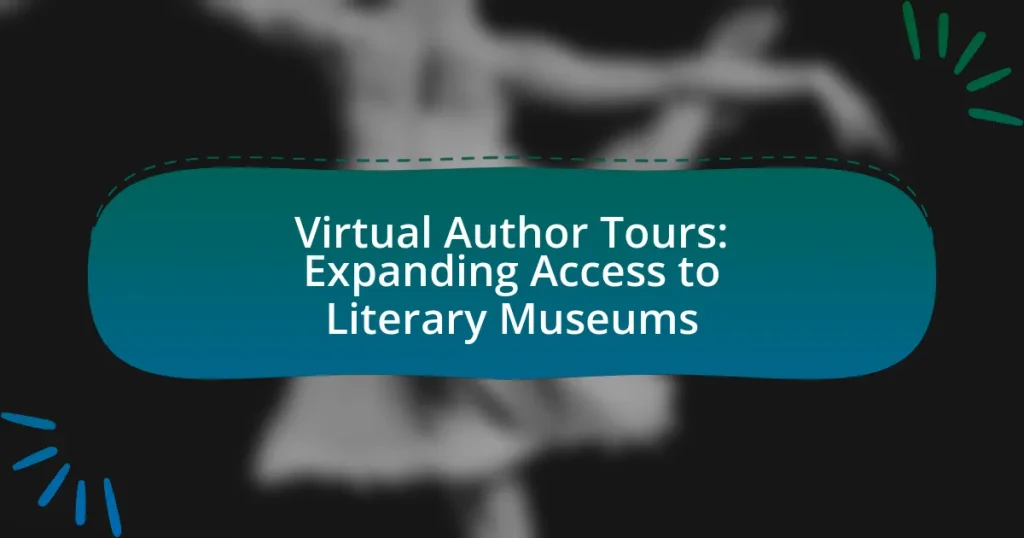 Virtual Author Tours: Expanding Access to Literary Museums