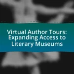 Virtual Author Tours: Expanding Access to Literary Museums