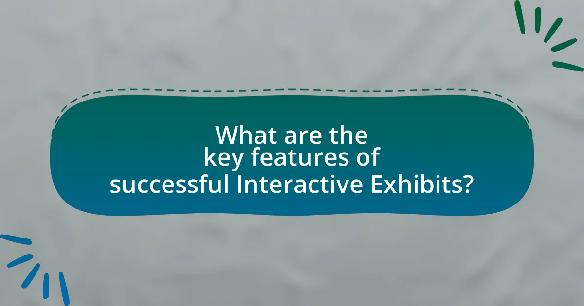 What are the key features of successful Interactive Exhibits?